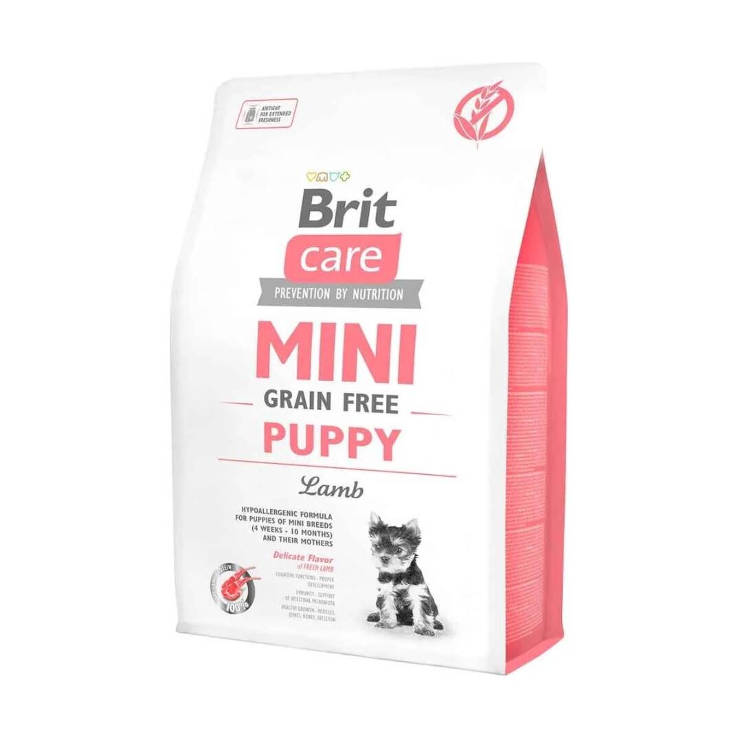 Brit Care Tahılsız Mini Kuzulu Yavru Köpek Maması 2 kg Hipoalerjenik İçerik ile Sağlıklı Büyüme - 2